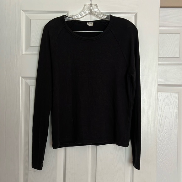 Aritzia Wilfred Free Lounge Black Top XS - Picture 1 of 6